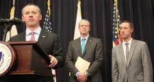 Shortsleeve, Baker and Poftak at the State House Thursday. Shortsleeve, Baker and Poftak at the State House Thursday.