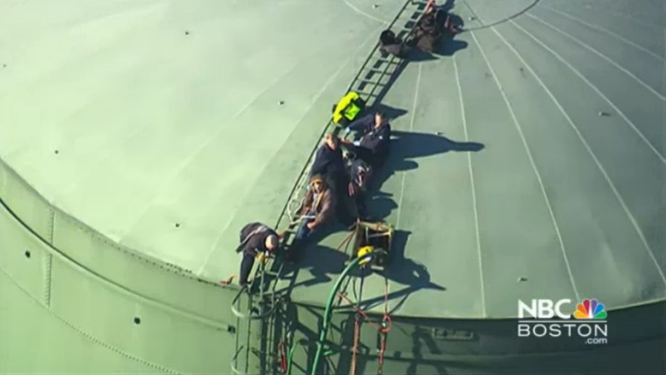 One Worker Dead, Another Rescued In Braintree Water Tower Accident