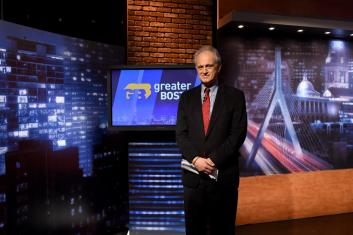 Greater Boston Jim Braude on the Greater Boston set.