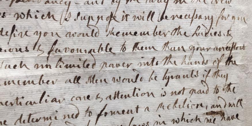 The Story Behind Abigail Adams Remember The La s Letter The Story Behind Abigail Adams Remember The La s Letter